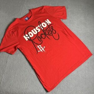 Houston Rockets UNK NBA Short‎ Sleeve Shirt Mens XL Red Basketball